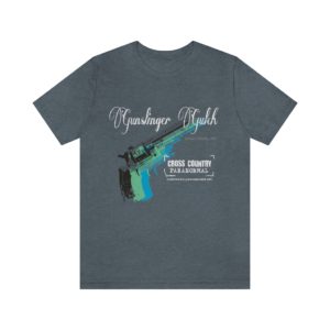 Cross Country Paranormal Gunslingler Unisex Jersey Short Sleeve Tee