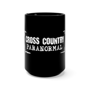 Cross Country Paranormal Black Mug 15oz