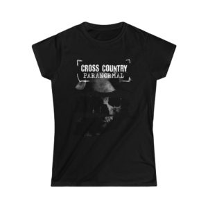 Cross Country Paranormal Skull Women's Softstyle Tee