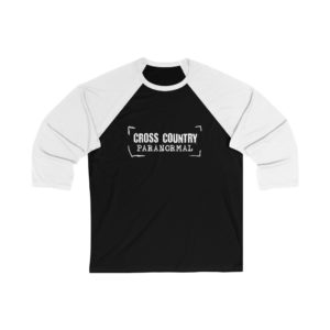 Cross Country Paranormal Unisex 34 Sleeve Baseball Tee